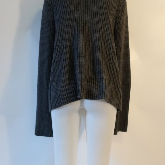 Womens Kookai Gray Knit Open Cardigan Sweater 3/ L* - Picture 7 of 9